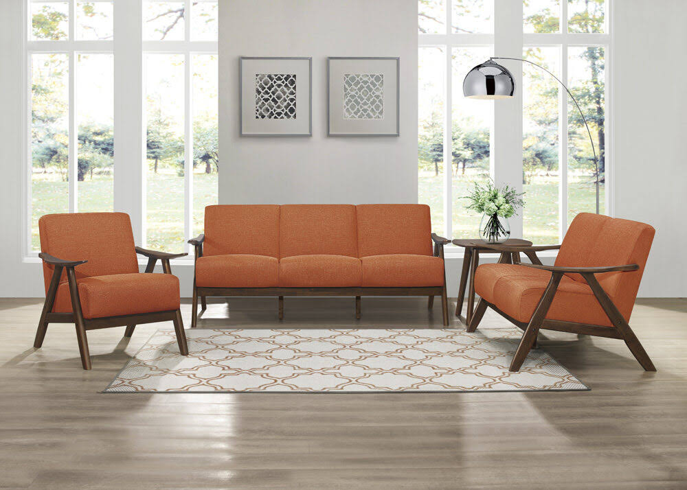 Orange Accent Chair J4587