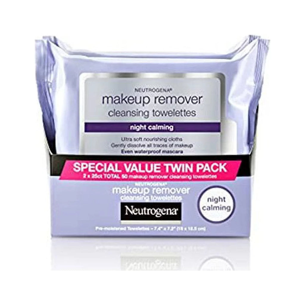 5 Pack Neutrogena Make-Up Remover Cleansing Towelettes 25 Each S263