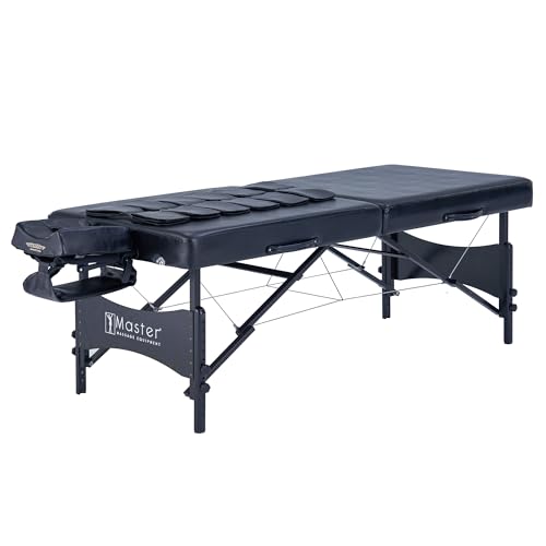 30" Black Portable Massage Table with Airbags X808975