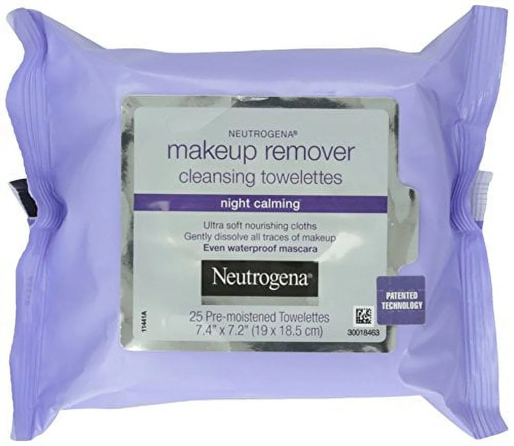 5 Pack Neutrogena Make-Up Remover Cleansing Towelettes 25 Each S263