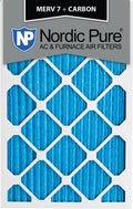 Pleated Air Filters MERV 7 Carbon Qty 24 D193443