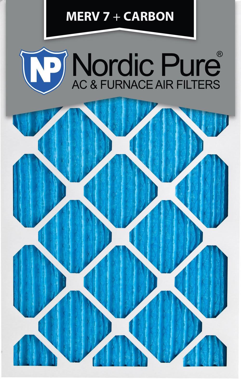 Pleated Air Filters MERV 7 Carbon Qty 24 D193443