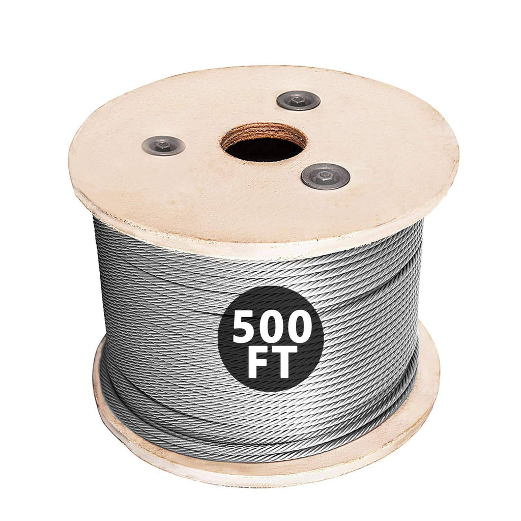 500ft 1/8' T316 Stainless Steel Cable L9939