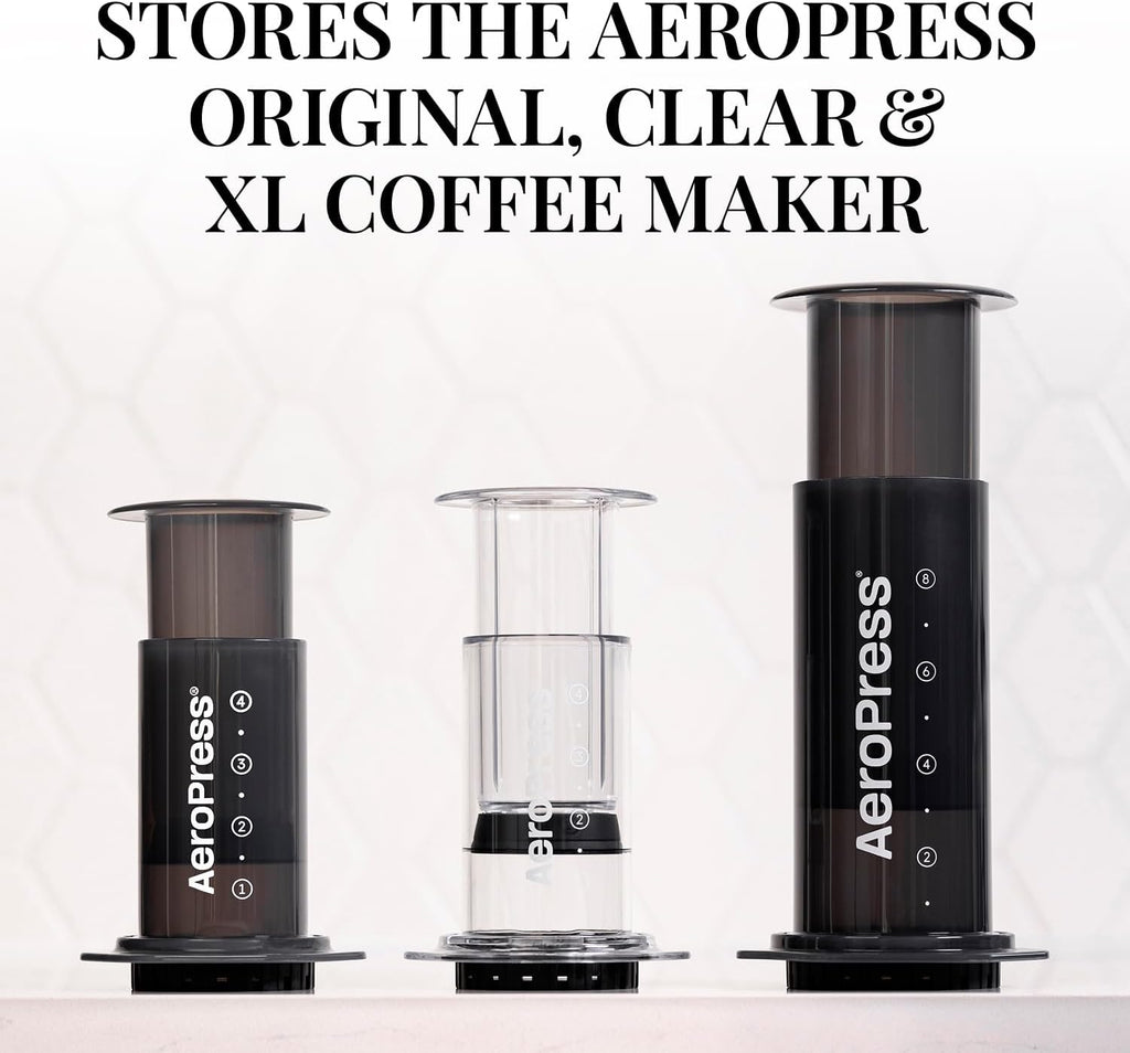 Black Compact AeroPress Organizer Stand I813