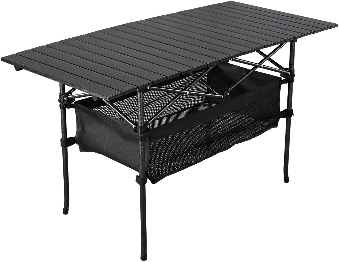 Folding Portable Camping Table with Carrying Bag H138814