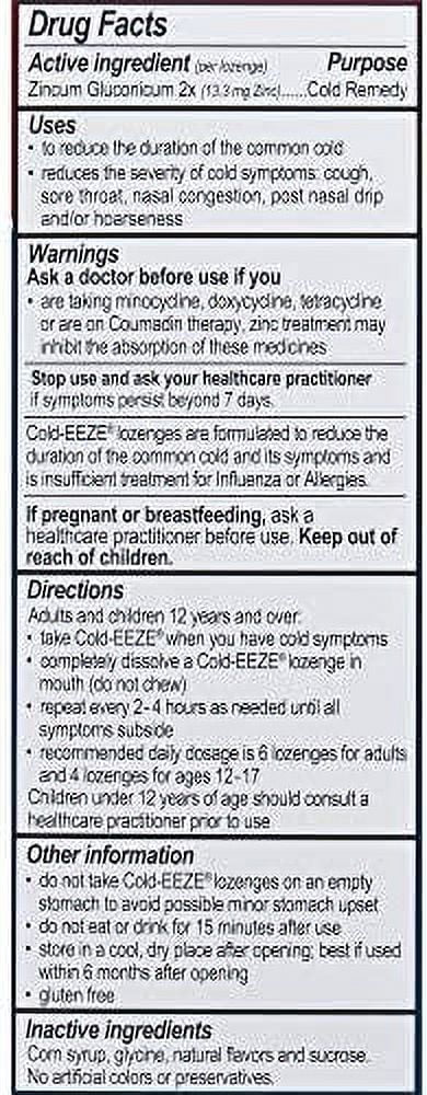5 Pack Sugar Free Lozenges 18 Count each T4819