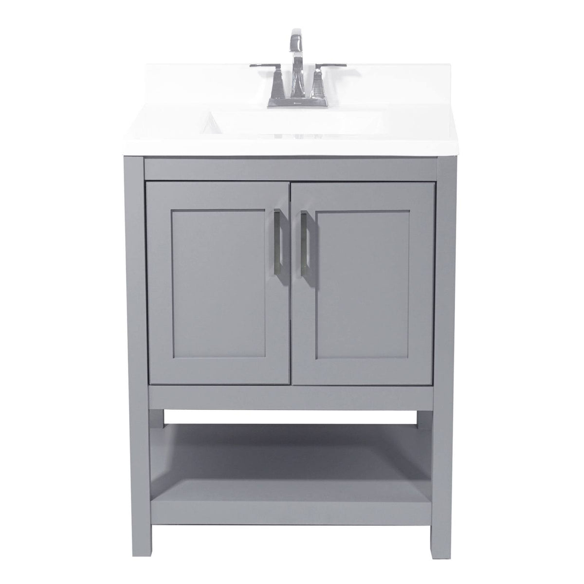 Bath Vanity with Cultured Marble or Quartz Stone Top S68388