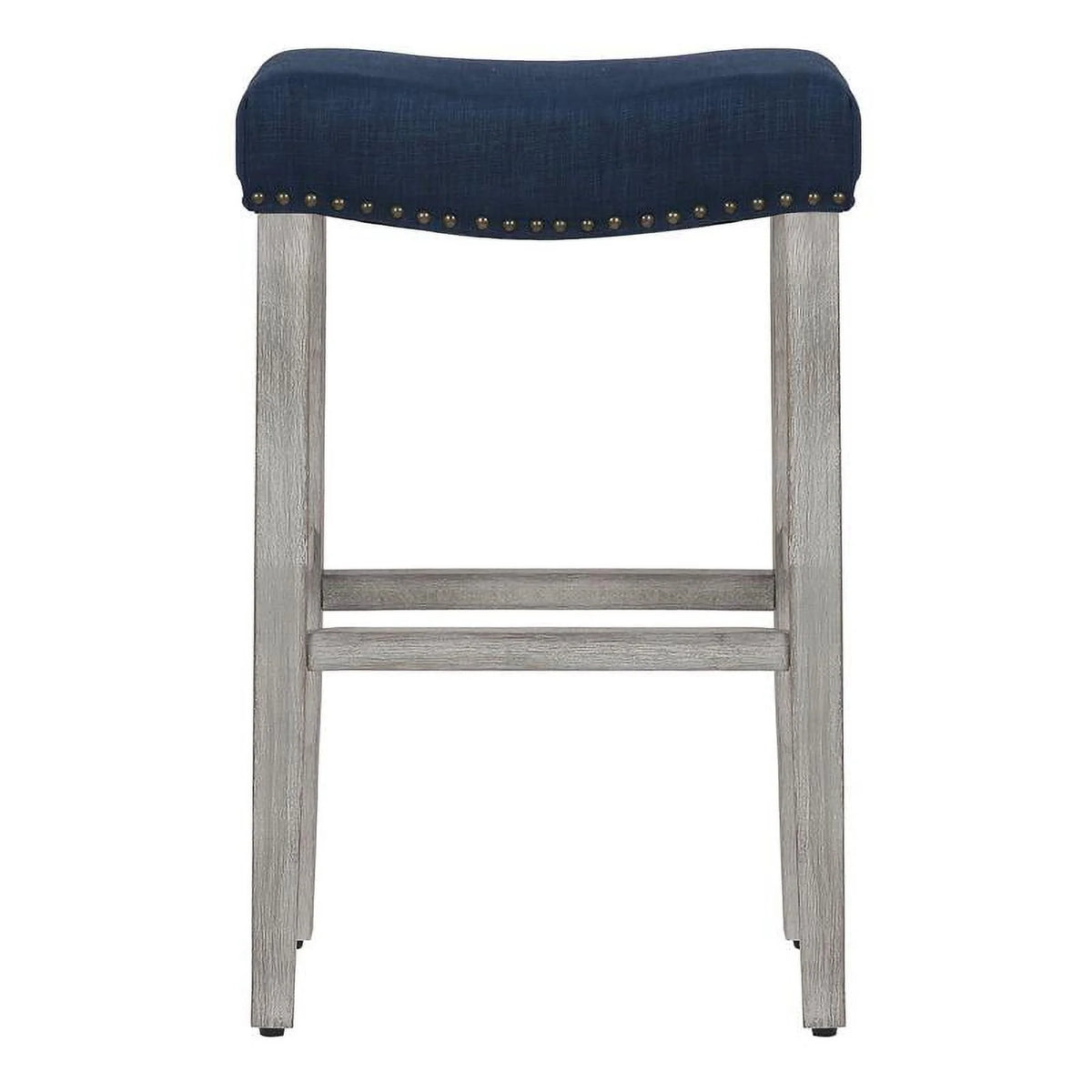 29" Upholstered Saddle Seat Bar Stool Set of 3 P916