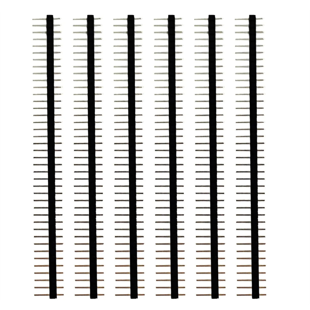100pcs Male Header Pins Single Row 40 Pin 0.1 Inch 2.54mm Connector Q99398