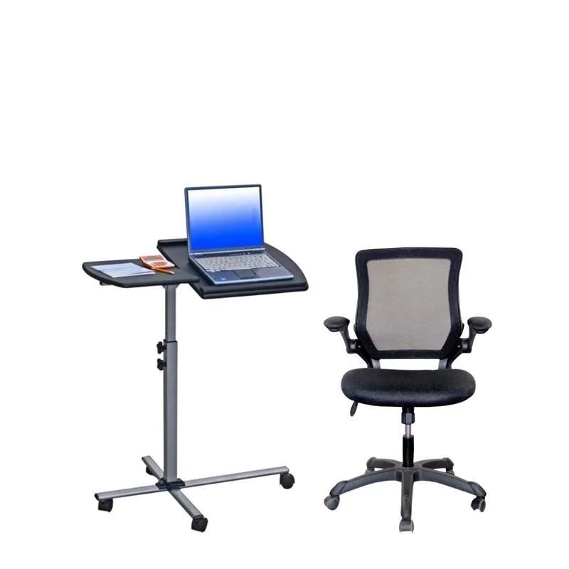 2 Piece Office Set with Computer Stand and Chair Y819925