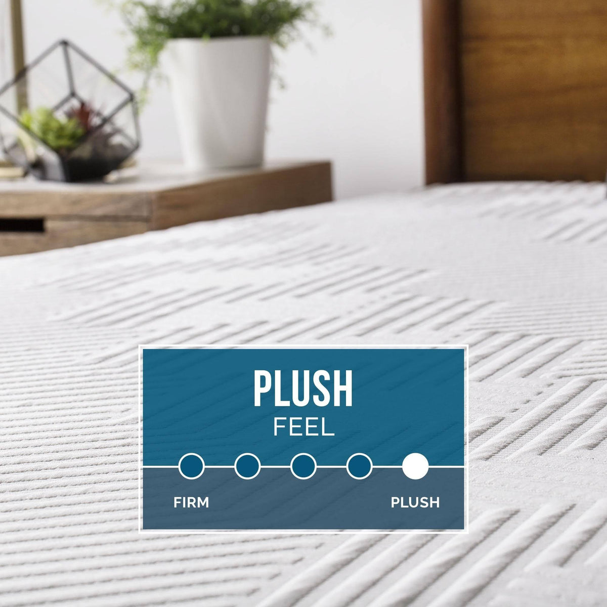 Queen Plush Gel Memory Foam Mattress I959