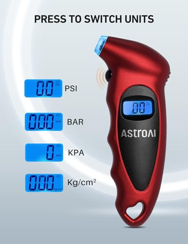Tire Pressure Gauge Digital 0-150PSI with Backlight LCD V17688