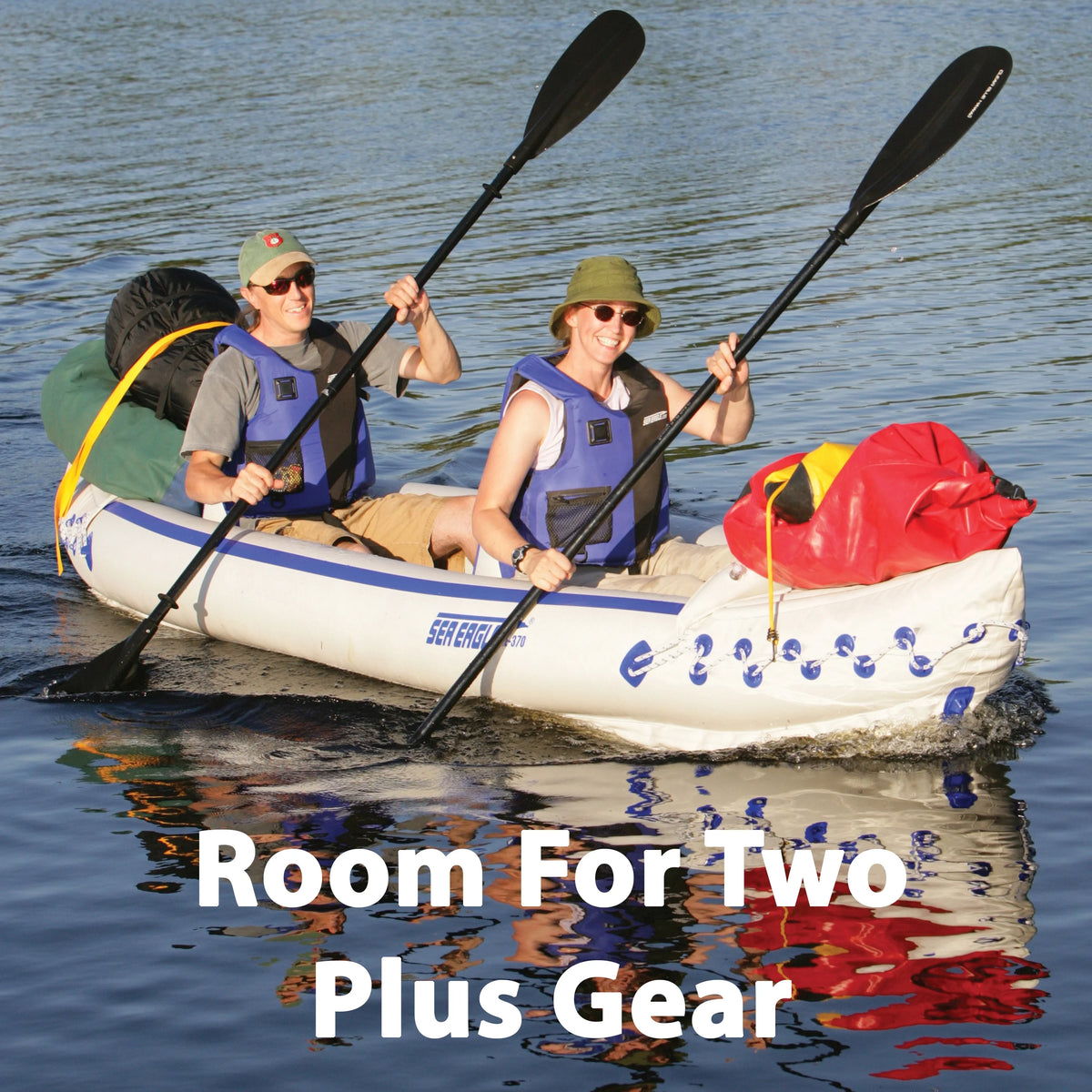 3 Person Inflatable Kayak Canoe with Paddles T562799