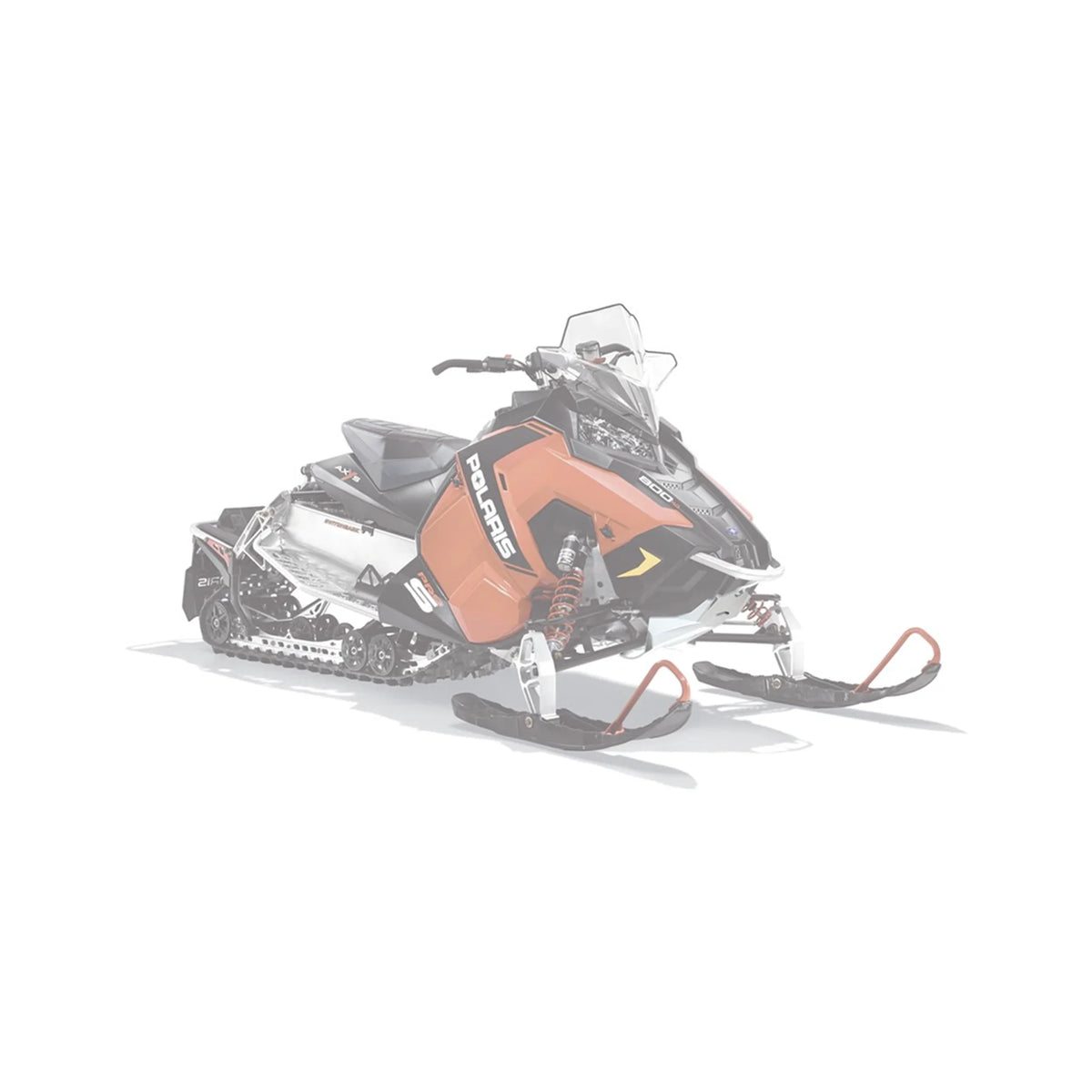 White Extreme Skid Plate Snowmobile OEM R670