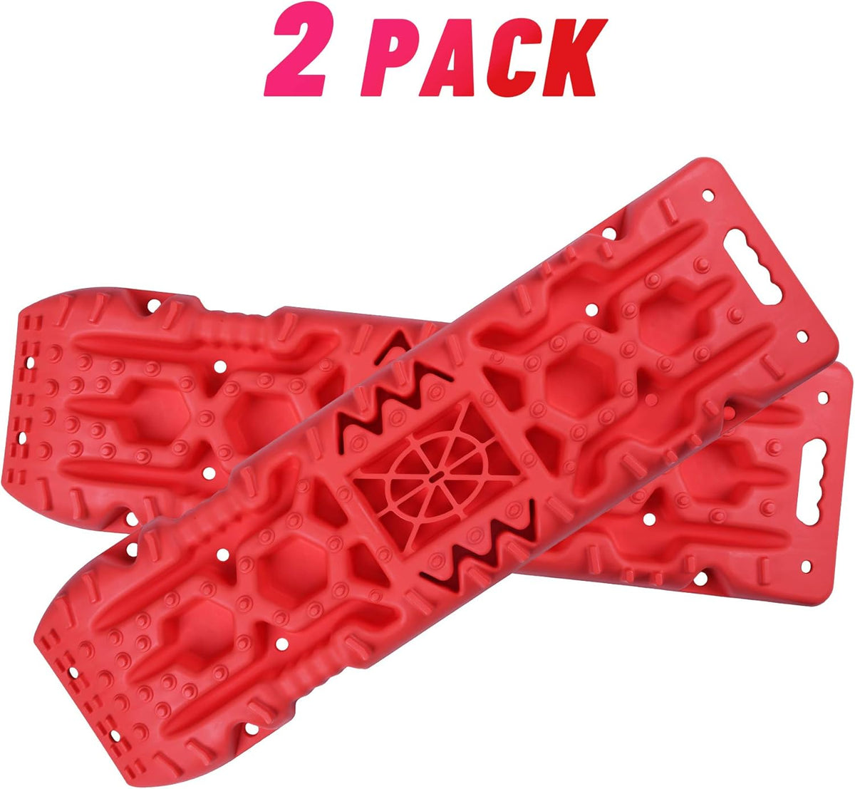 Blue 10Tons Traction Boards Set of 2, 43” x 12.5” x 2.5” C5811