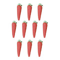 10 Pcs Toy Rabbit Food Props Fake Carrot Dollhouse Decor Y482