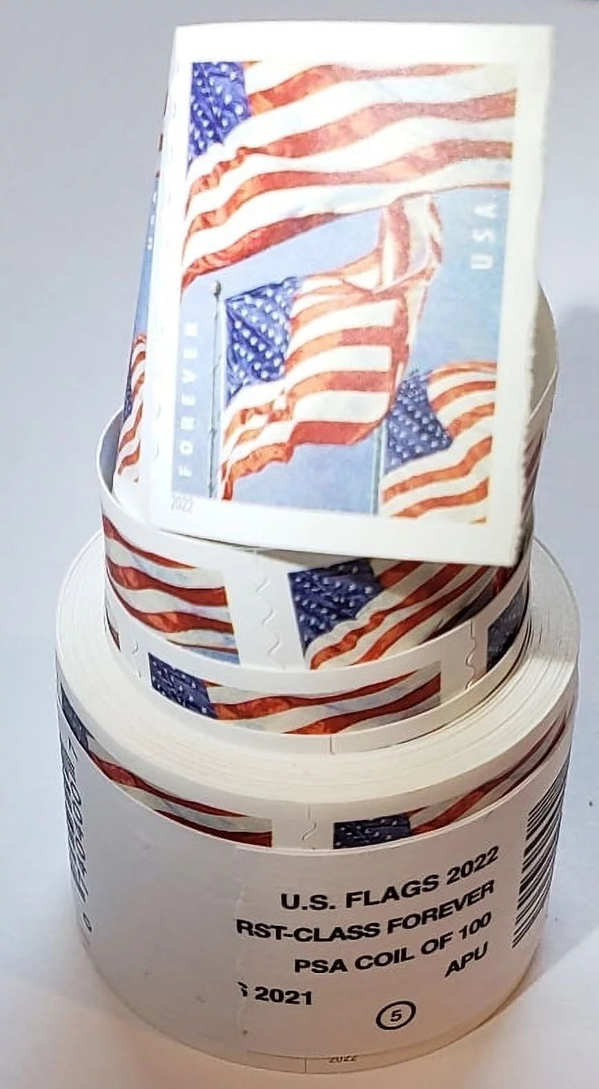 U.S Flag Roll of 100 Forever Stamps N64477