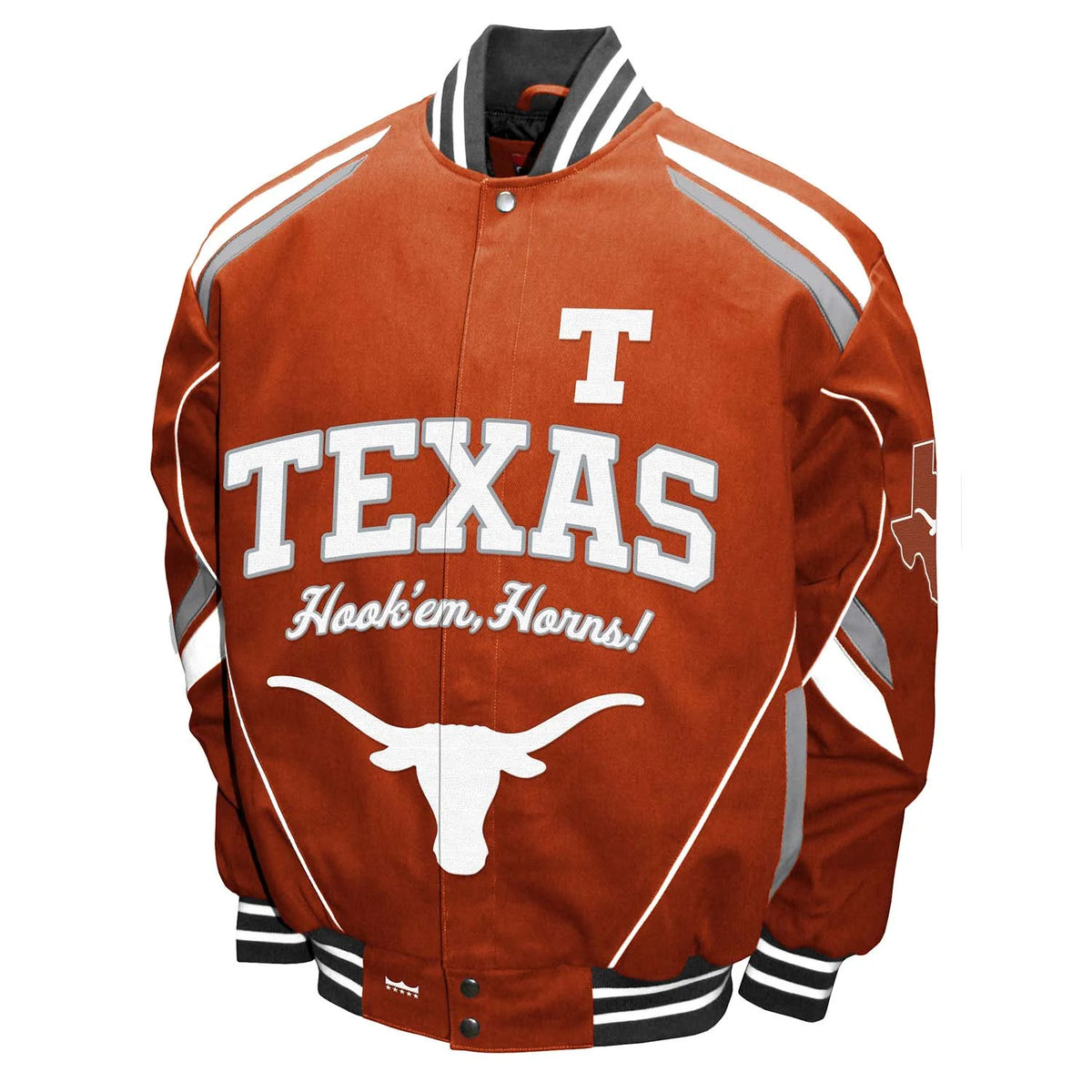 Men's Full-Snap Twill Jacket O146