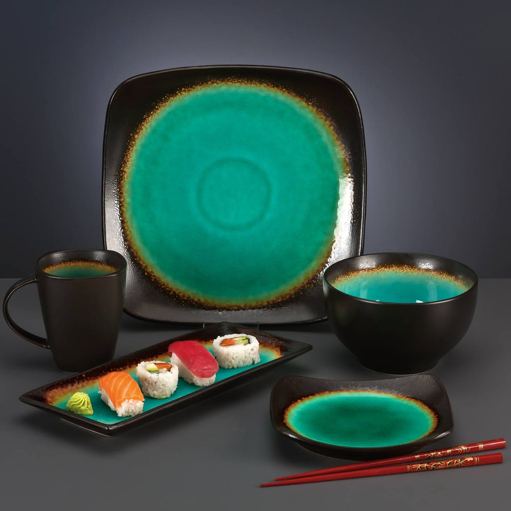 6 1/4x22 Square Stoneware Plate - 36/Case S540