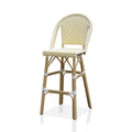 Natural Tone Patio Bar Chairs (Set of 2) L1004