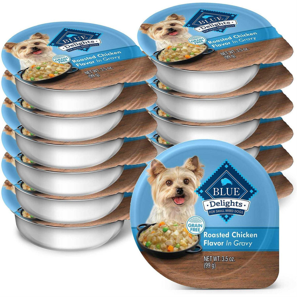 Rotisserie Chicken in Gravy Dog Food Cup 3.5-oz X156366