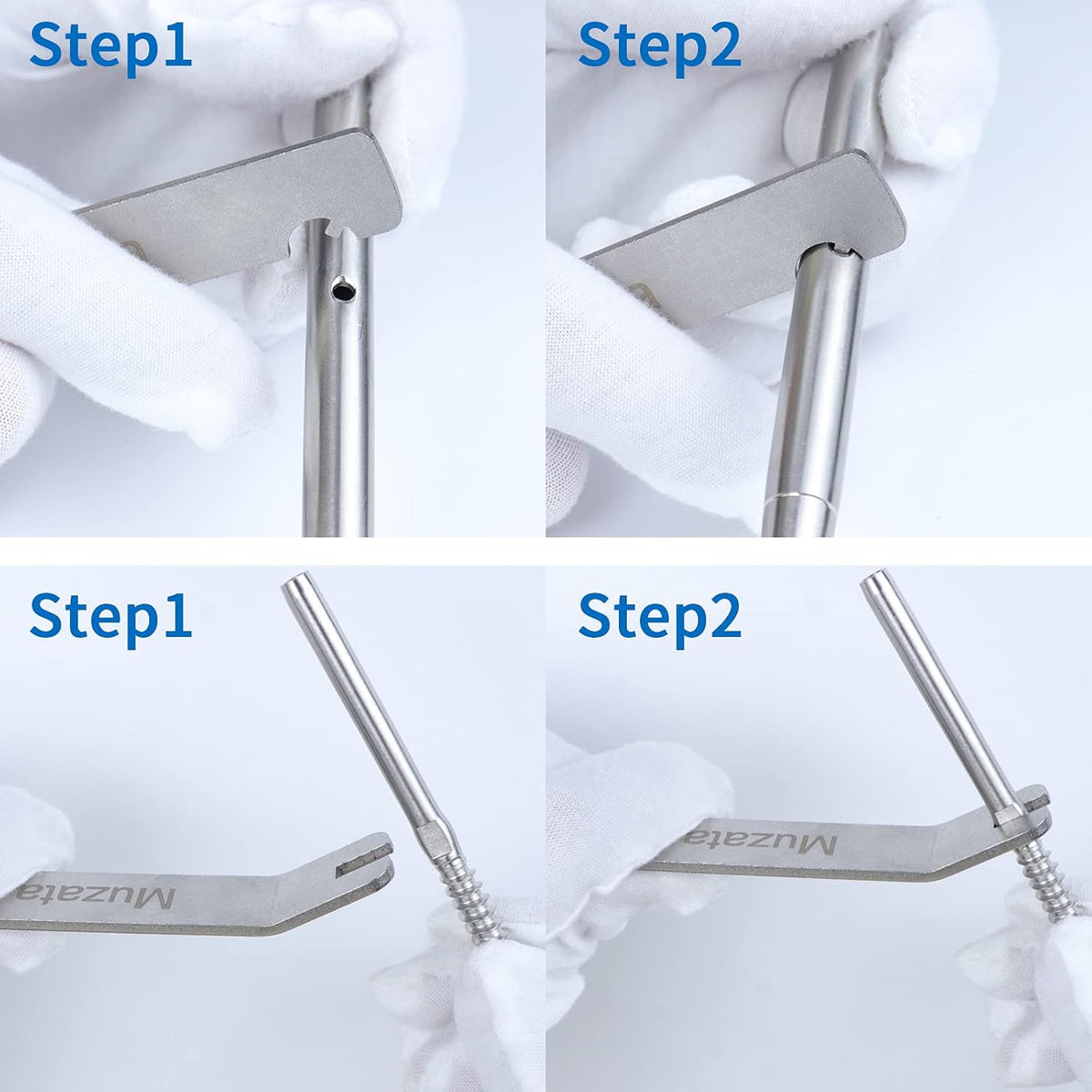 10Set Swageless Cable Railing Kit 1/8 Toggle Turnbuckle Hardware T316 Stainless Steel I90578