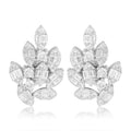 18k White Gold Diamond Stud Earrings K954172