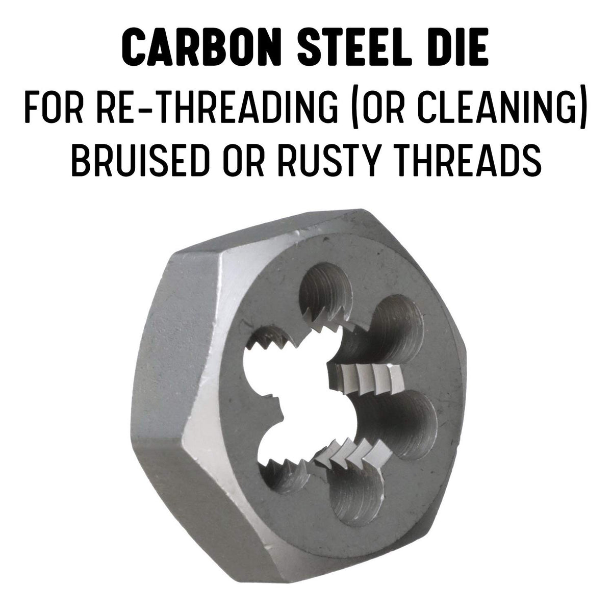 6 Piece NPT Pipe Die Set Carbon Steel L65400