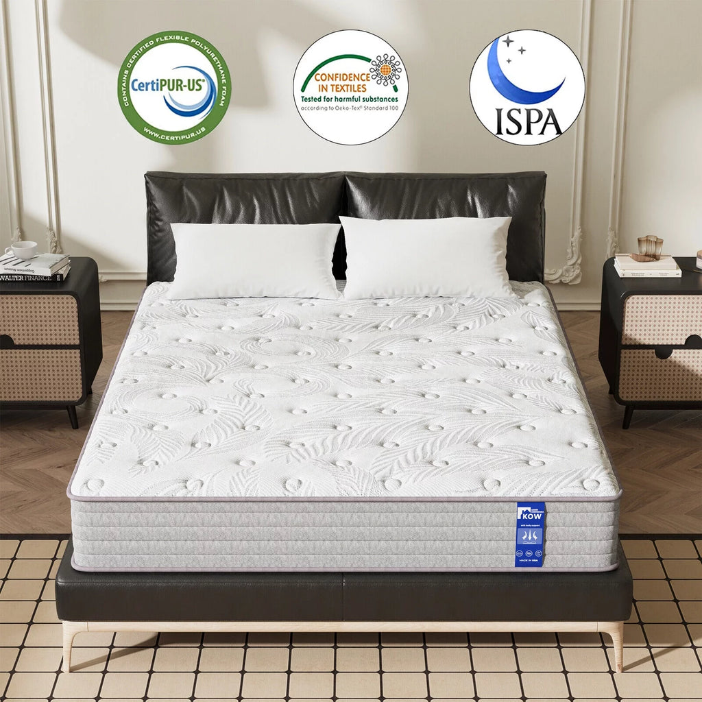 12 inch Hybrid Twin XL Medium Firm Mattress O931