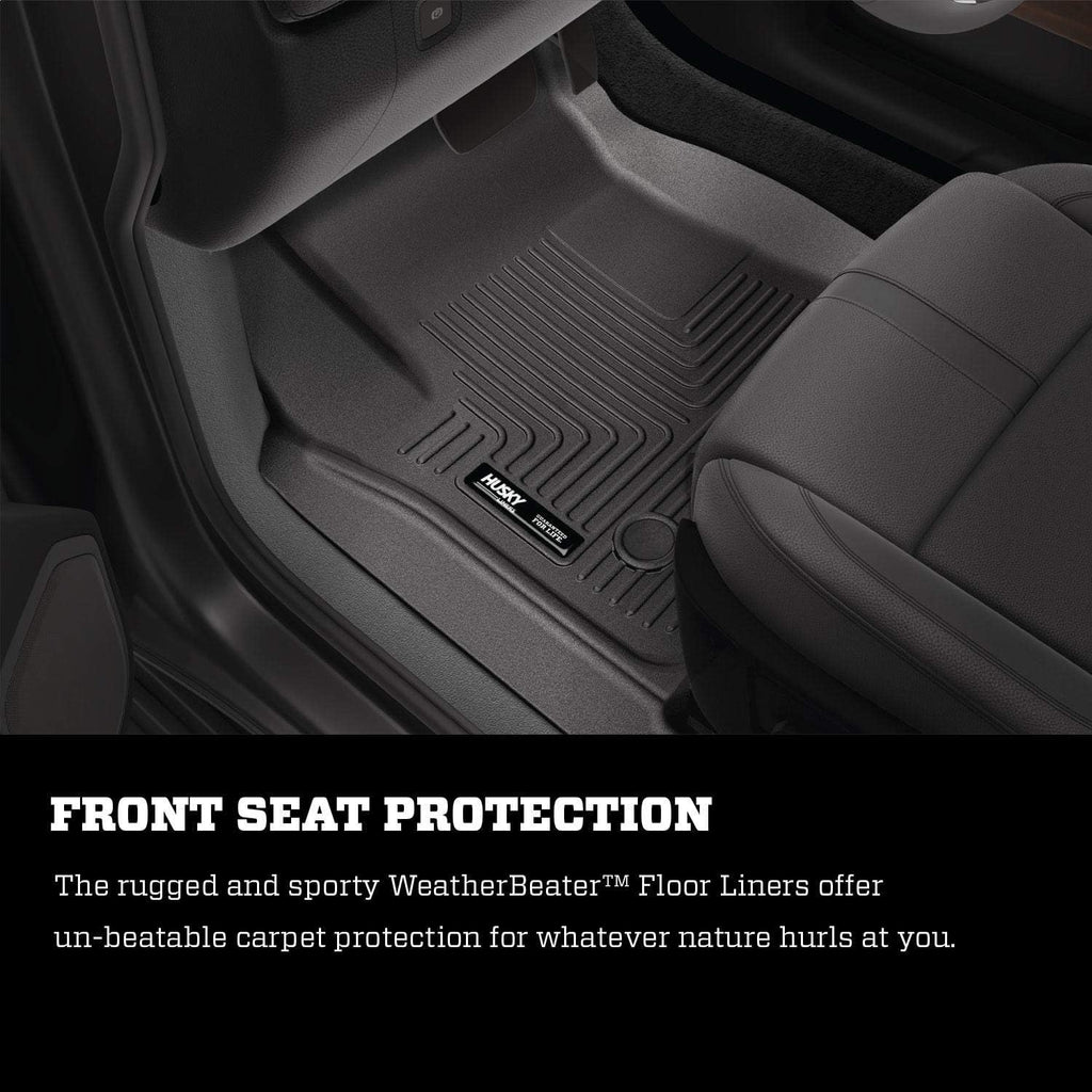 Black Front Floor Liners 2 Pcs O7527