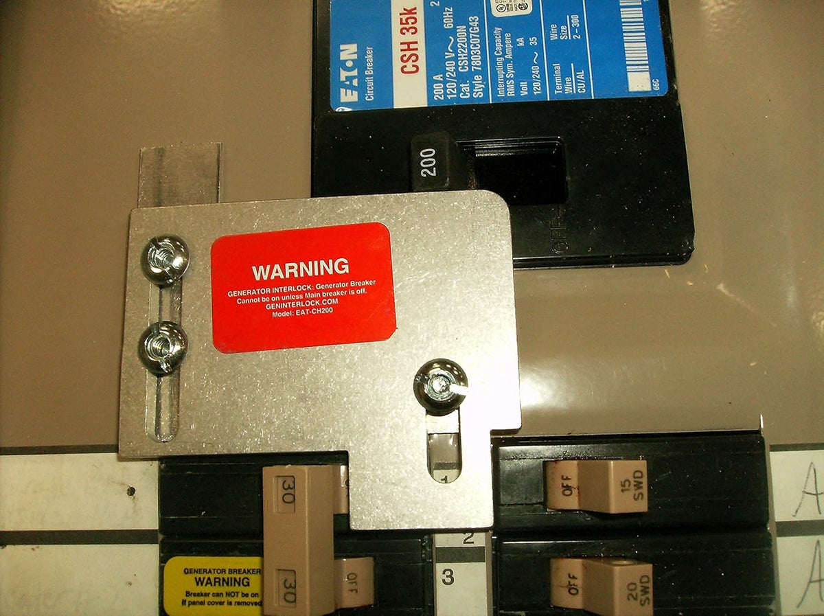 Generator Horizontal Electrical Interlock Kit, 150 and 200 Amp K54768