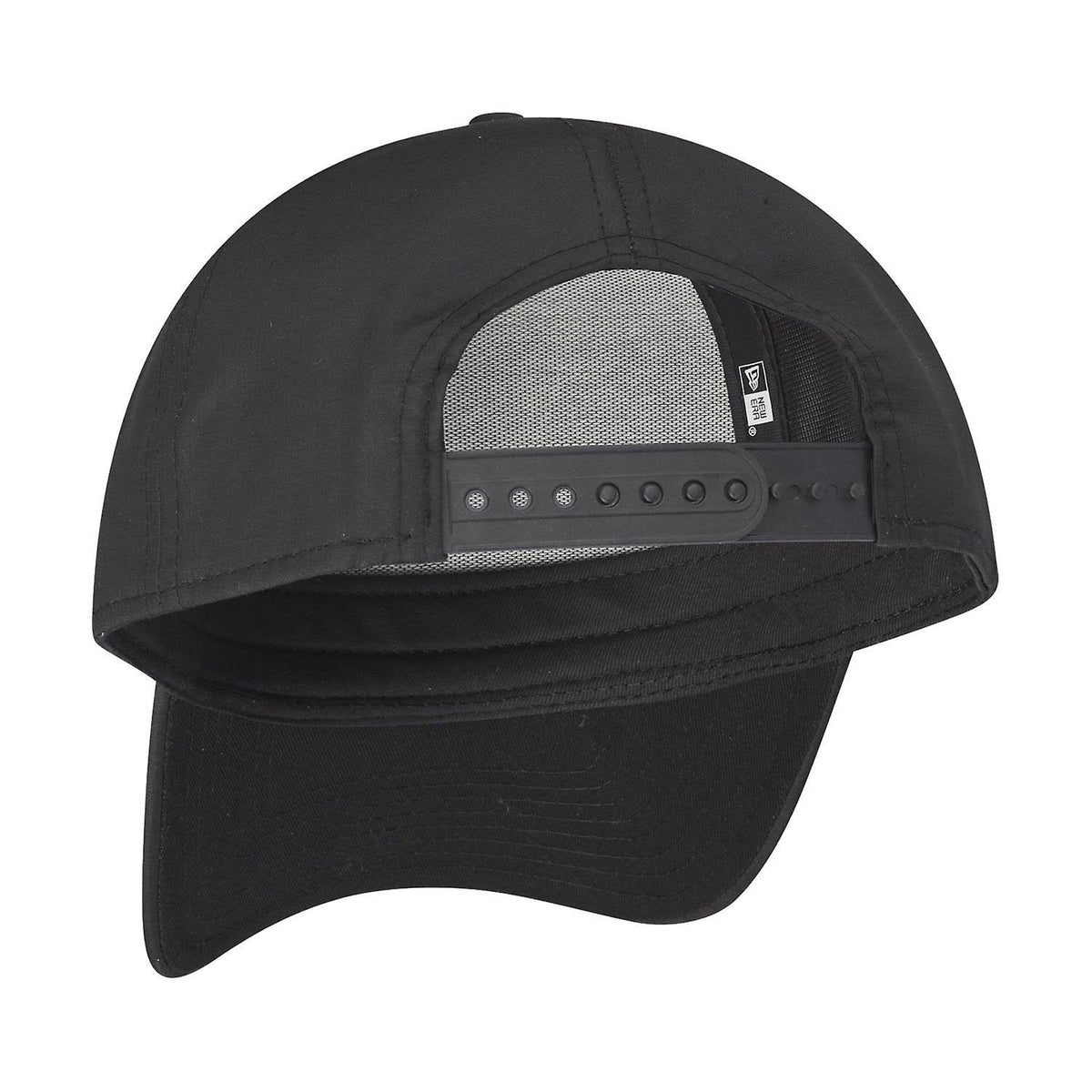 Black A-Frame Ripstop Trucker Cap W522