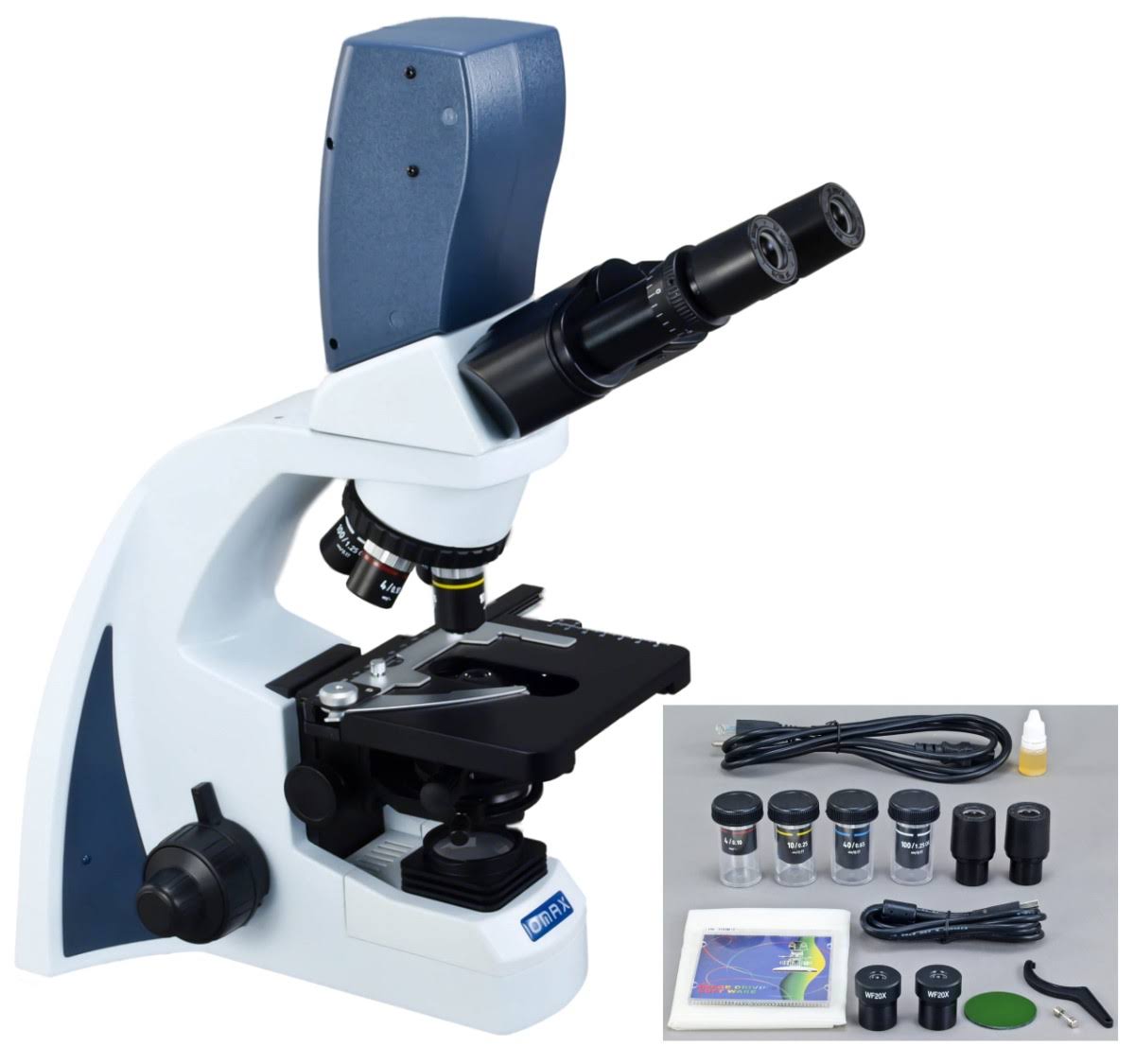 40X-2000X LED Microscope with Built-in 5MP Camera A3771