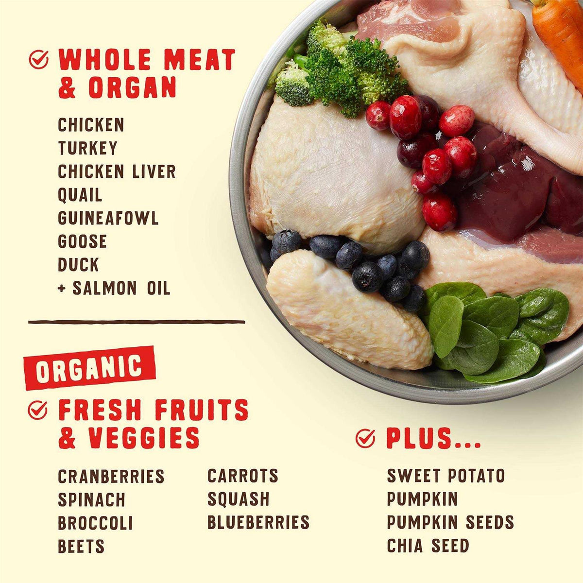Grain Free High Protein Dry Dog Food M10040