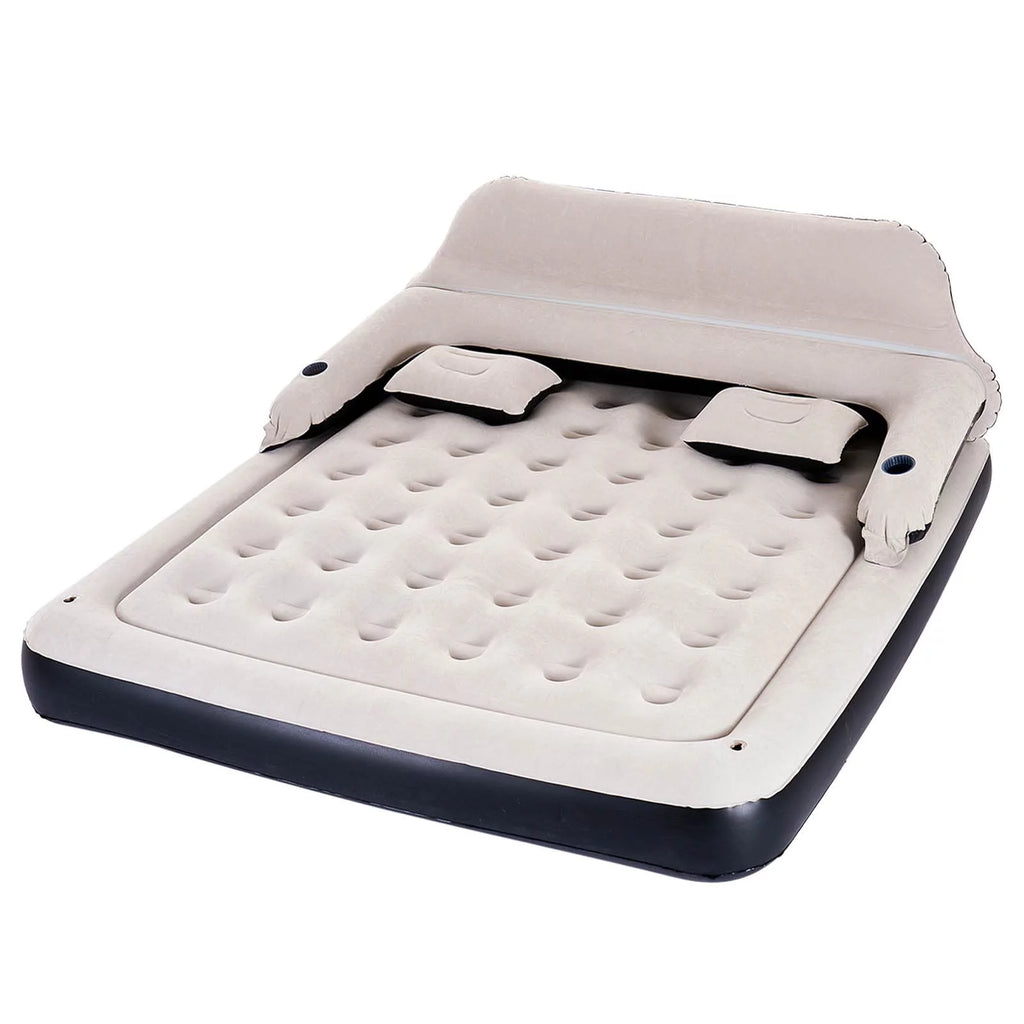 King Size Inflatable Air Mattress with Headboard S586670