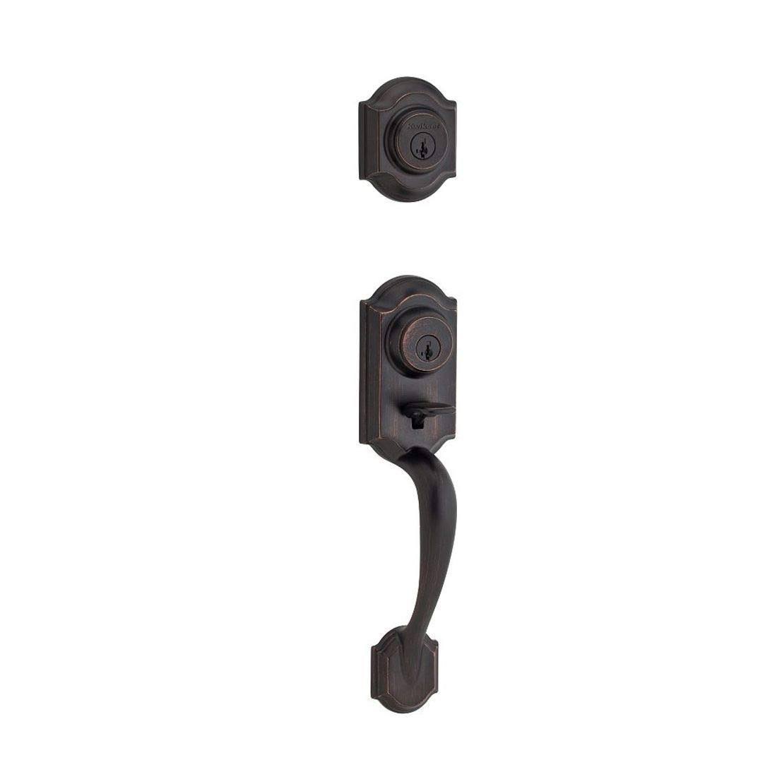 Venetian Bronze Double Cylinder Handleset H359