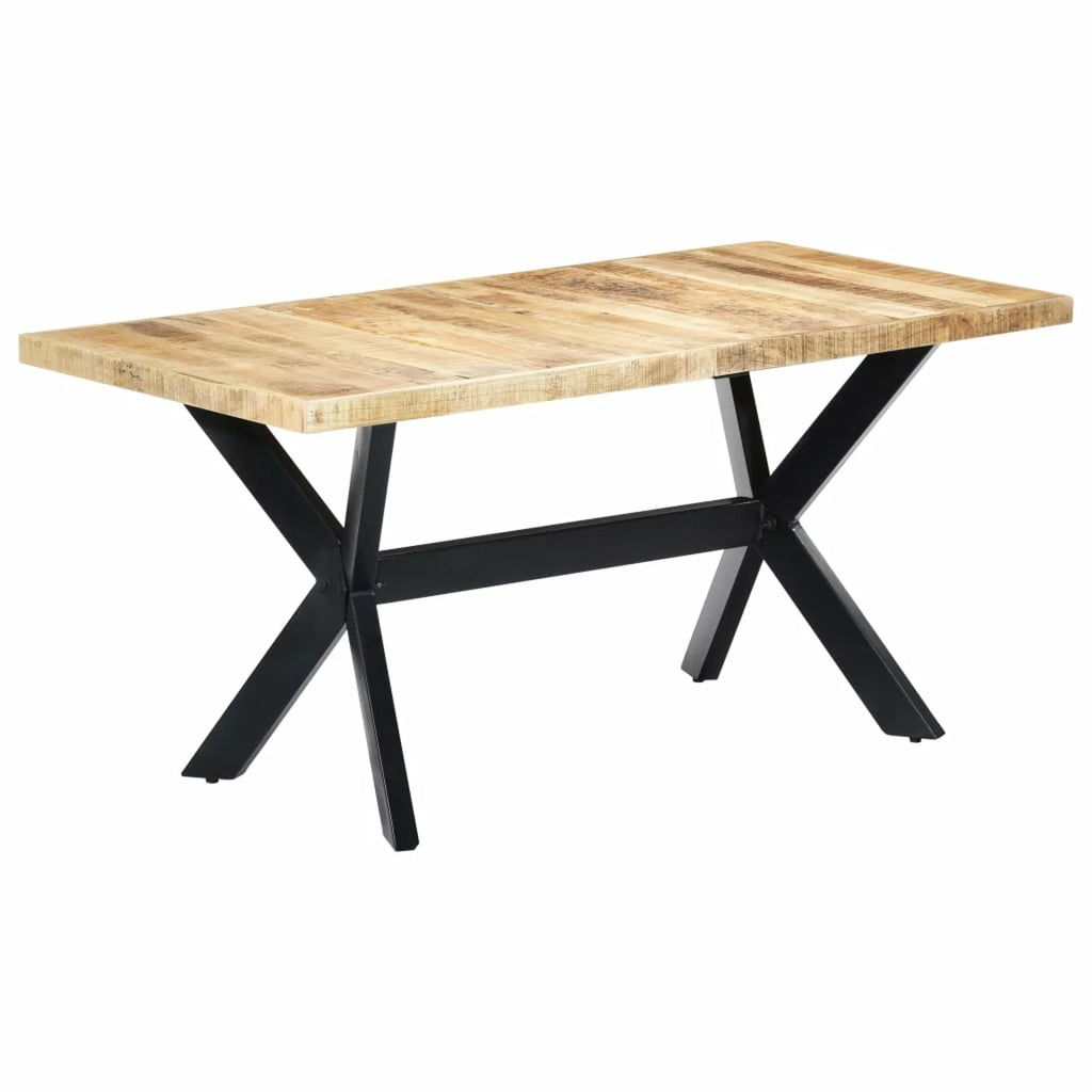 Solid Rough Mango Wood Dining Table H535905