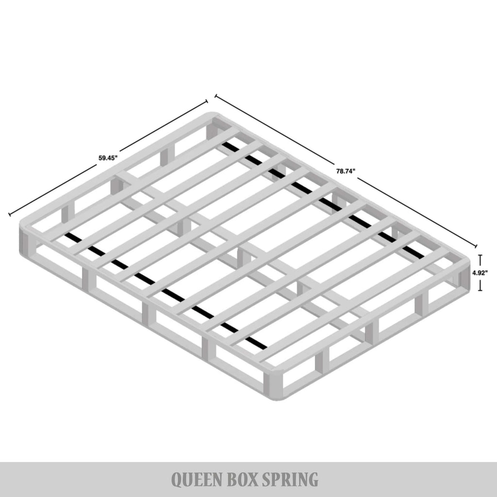 Queen Size Wooden Box Spring Y919312
