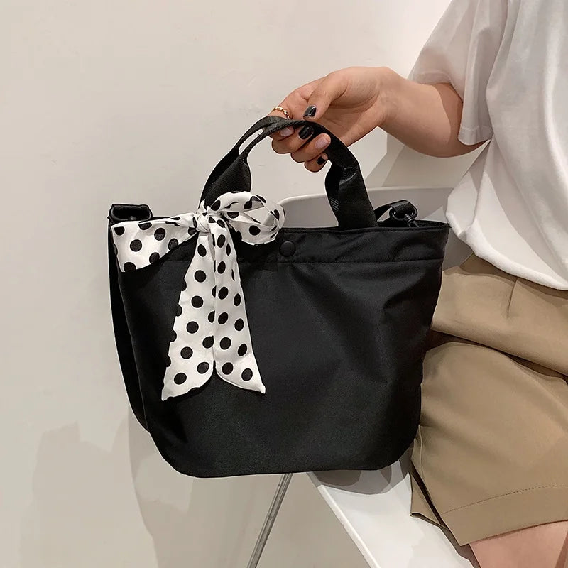 Silk Scarf Shoulder Bag J3591