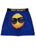 Blue Paisley Boxer Shorts M541