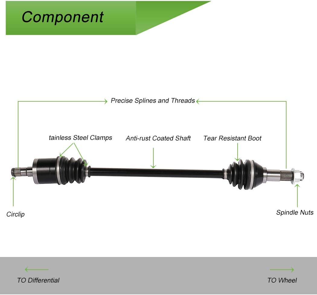 CV Axle Drive Shaft Assembly Front Left P105