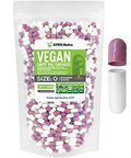 Size 0 Empty Vegan Capsules 1000 Count Lavender White M139388