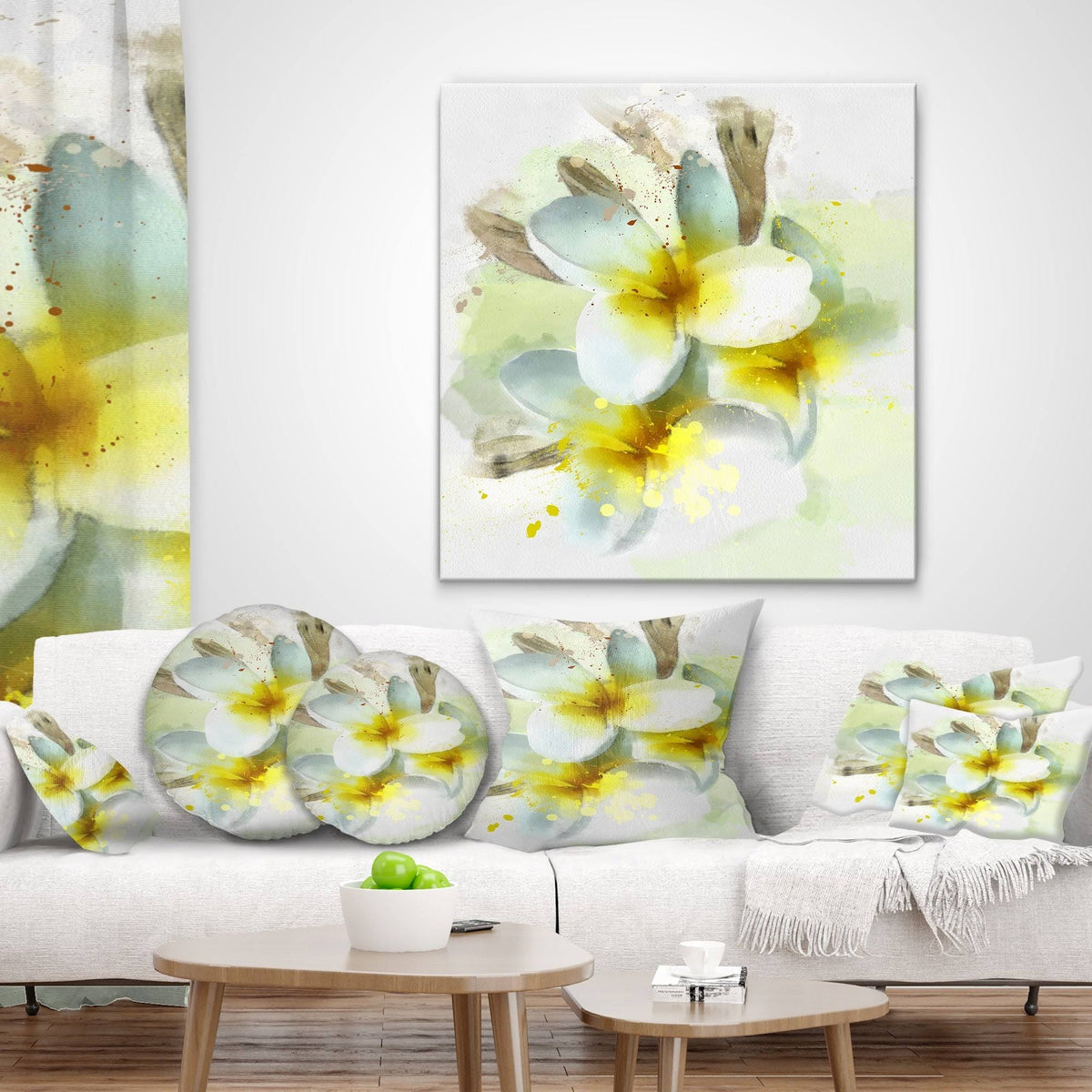 Extra Large Floral Canvas Art J5276