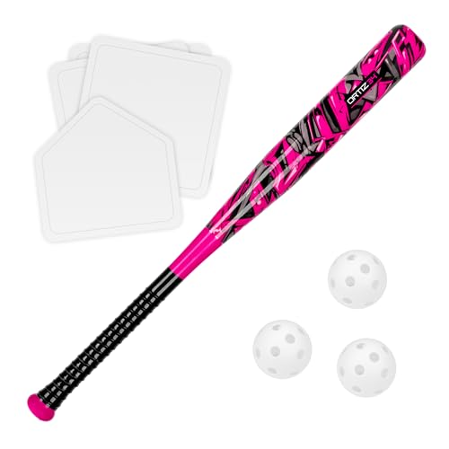 Plastic Bat Baseball Set with 3 Balls Q991
