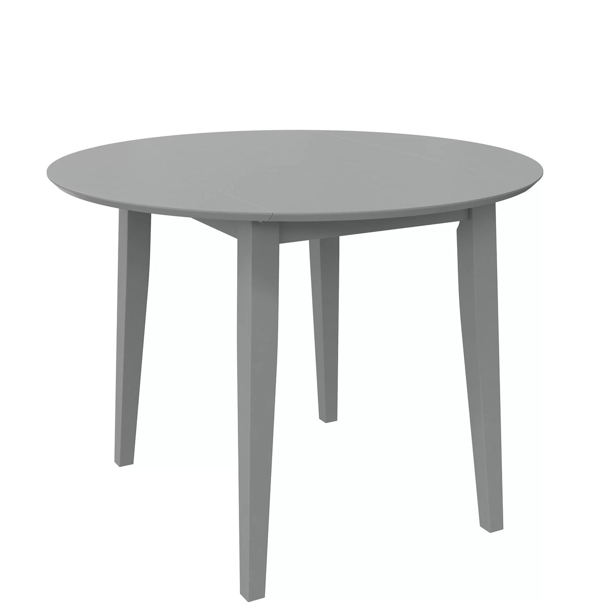 3-Piece Wood Dining Set with Double Drop Leaf Gray I991508