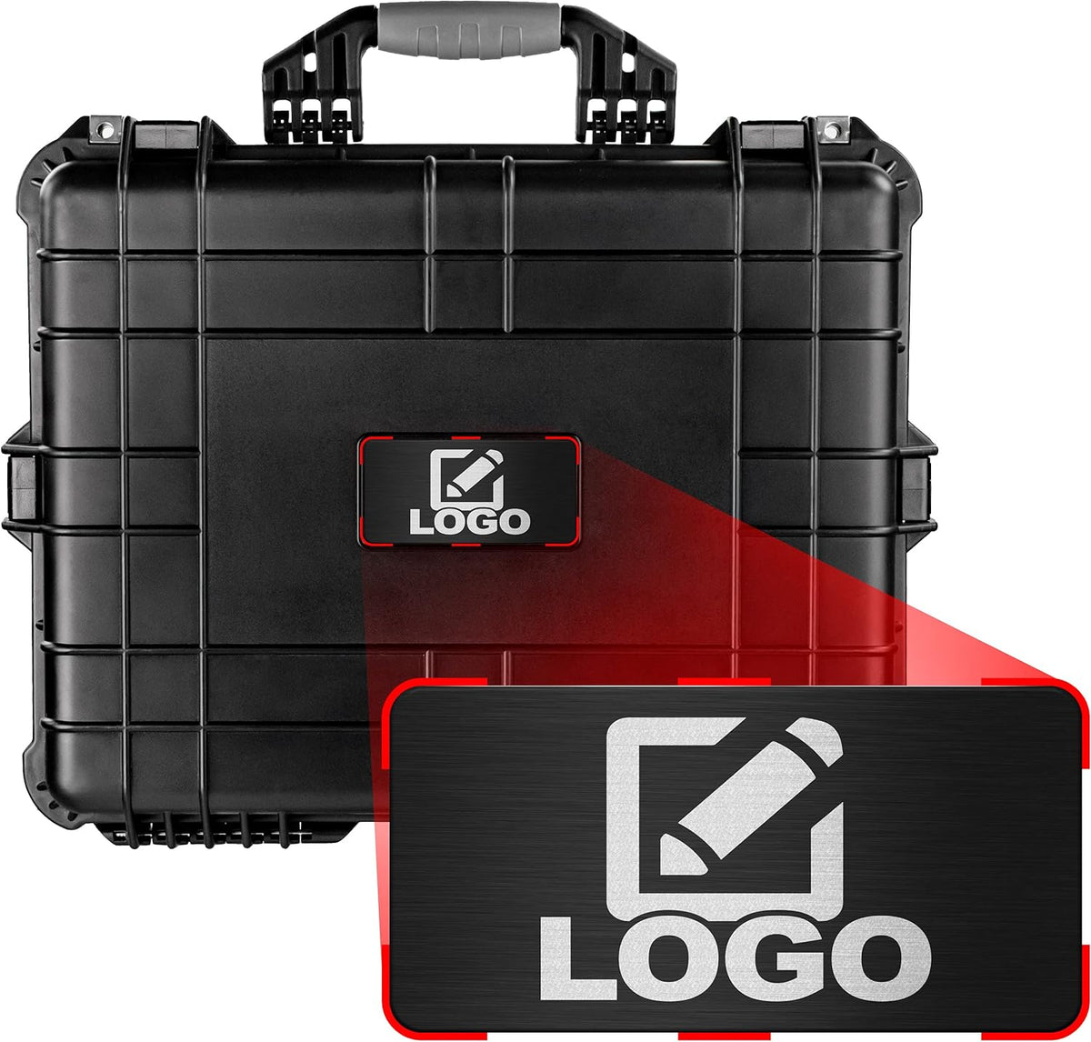 Yellow 20 Inch Waterproof Shockproof Camera Case with Foam F268