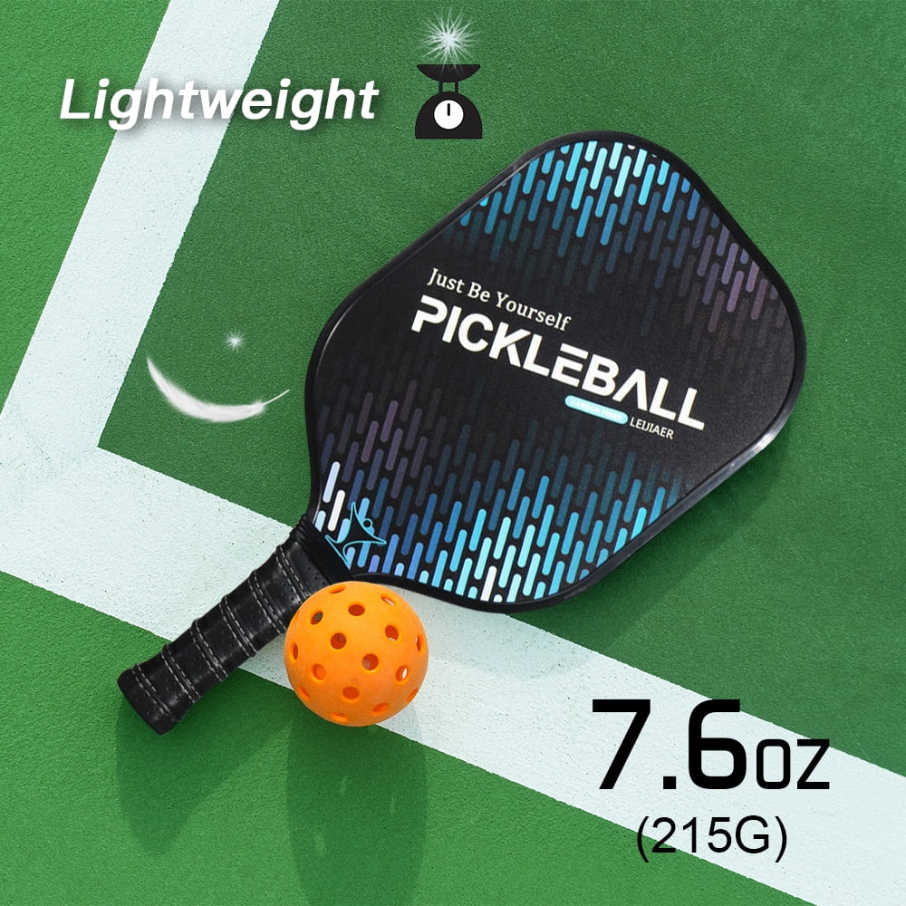 Carbon Fiber Pickleball Paddle and Ball Set A68657