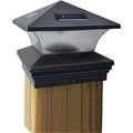 Black Solar Powered LED Post Cap Light K724