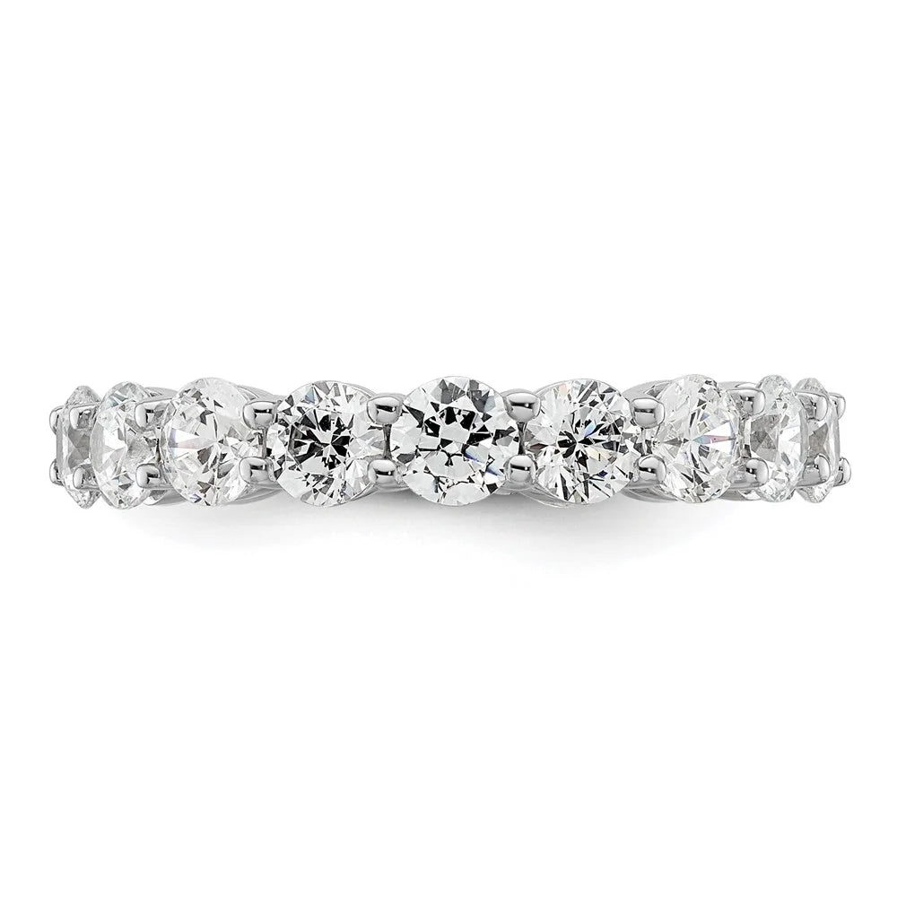 14k White Gold Size 6 3 carat Diamond Eternity Band N47096