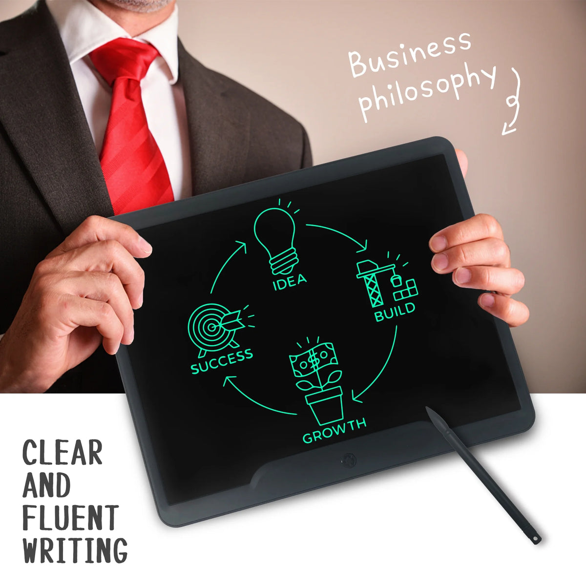 15 Inch LCD Writing Tablet Black T1888